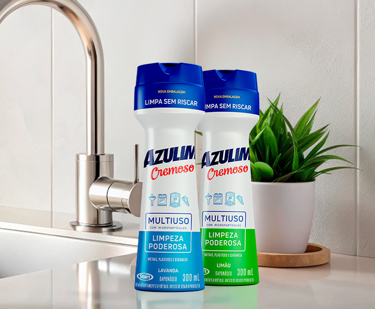 The secret of those who love a clean home: Azulim Cream Multi-Purpose Cleaner!